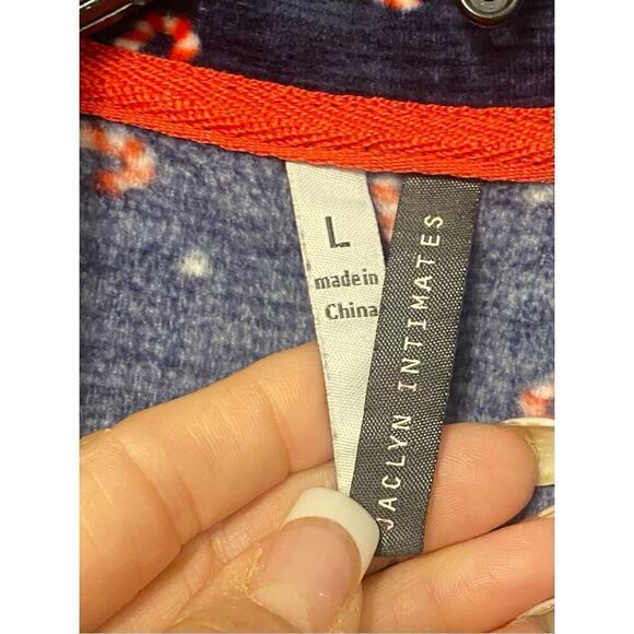 Jaclyn Intimates Pajamas Sz. L Christmas Soft & Cozy 2 Pcs - Picture 8 of 10